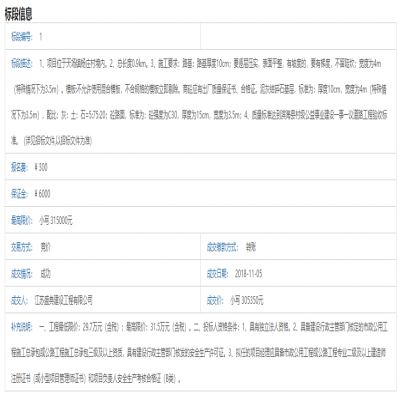 天場鎮(zhèn)楊莊村二組中心路道路建設(shè)工程成交公告